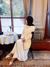 Cream Zoya Abaya