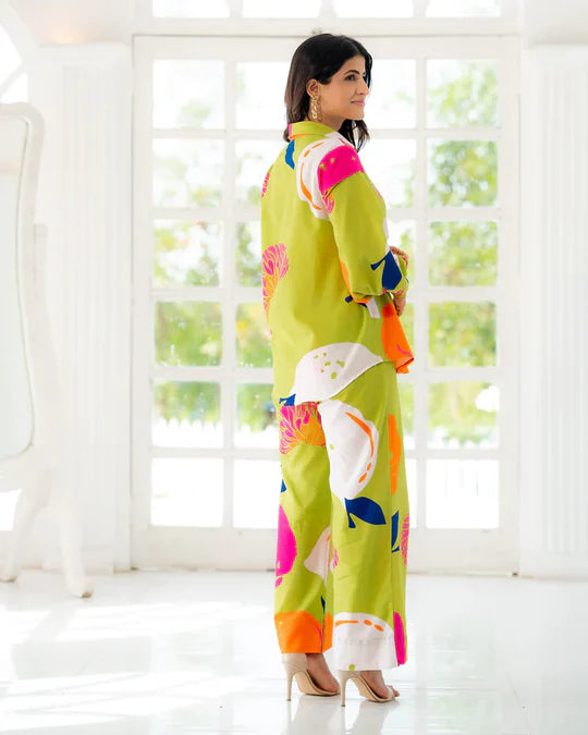 Mia Lime Lounge Co-Ord Set
