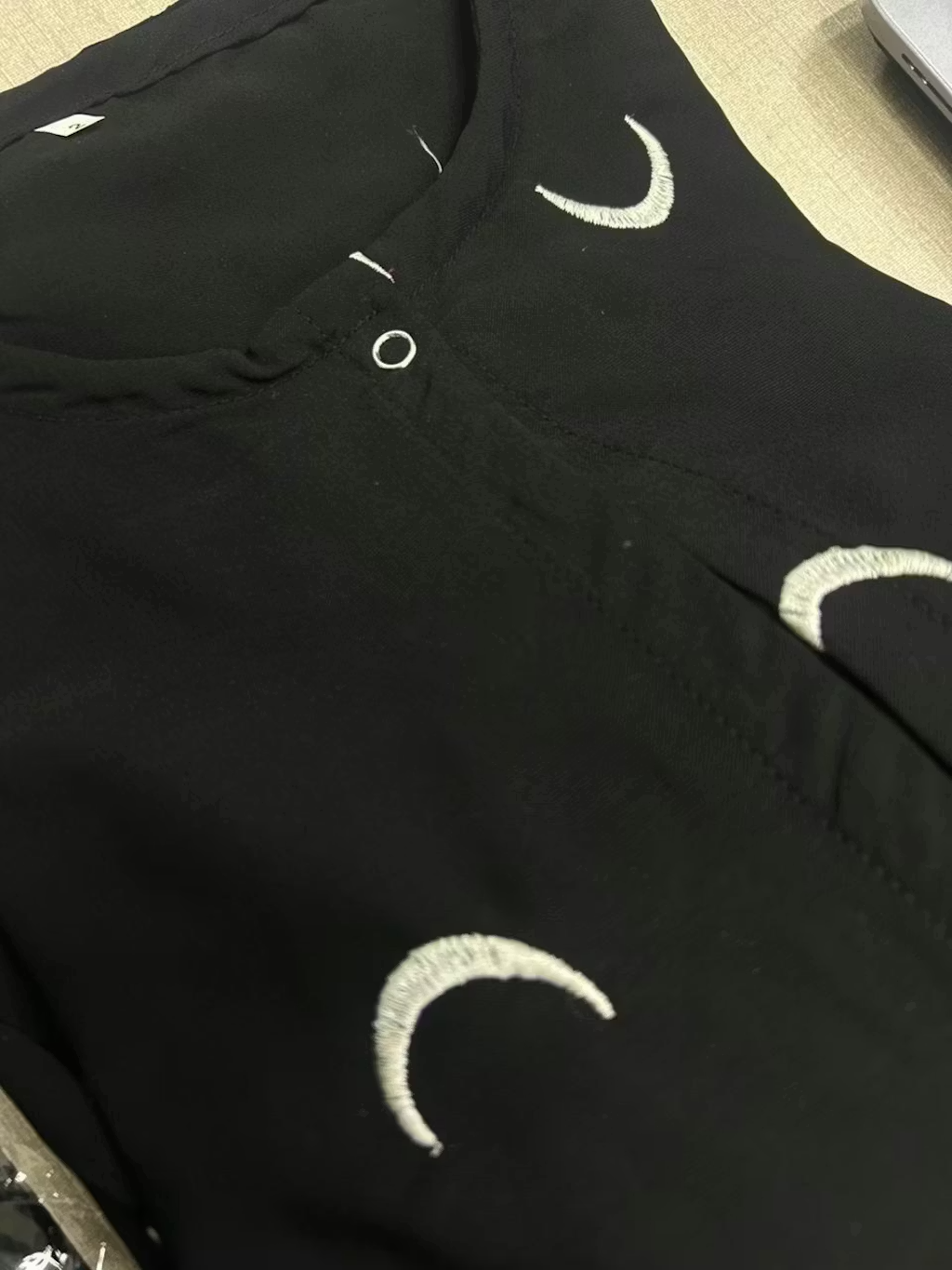 Moon Abaya Double Layer Luxe with Stoller