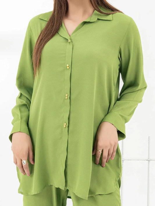 Pista Collar Cuff Button Co-ords Set