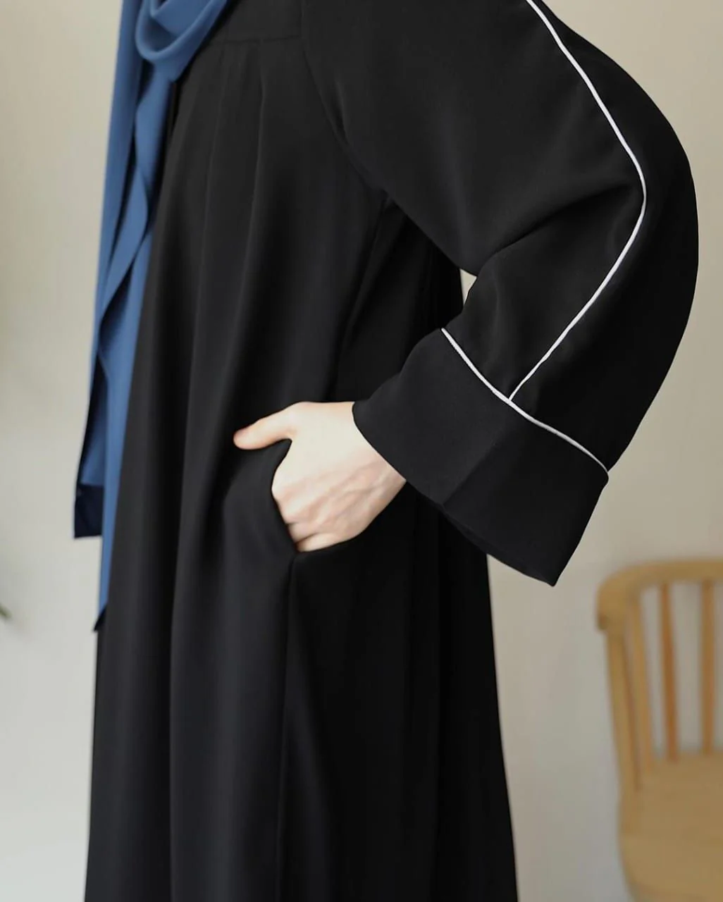 Trendy Belt Abaya With Stoller