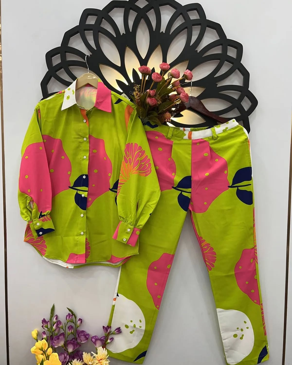 Mia Lime Lounge Co-Ord Set