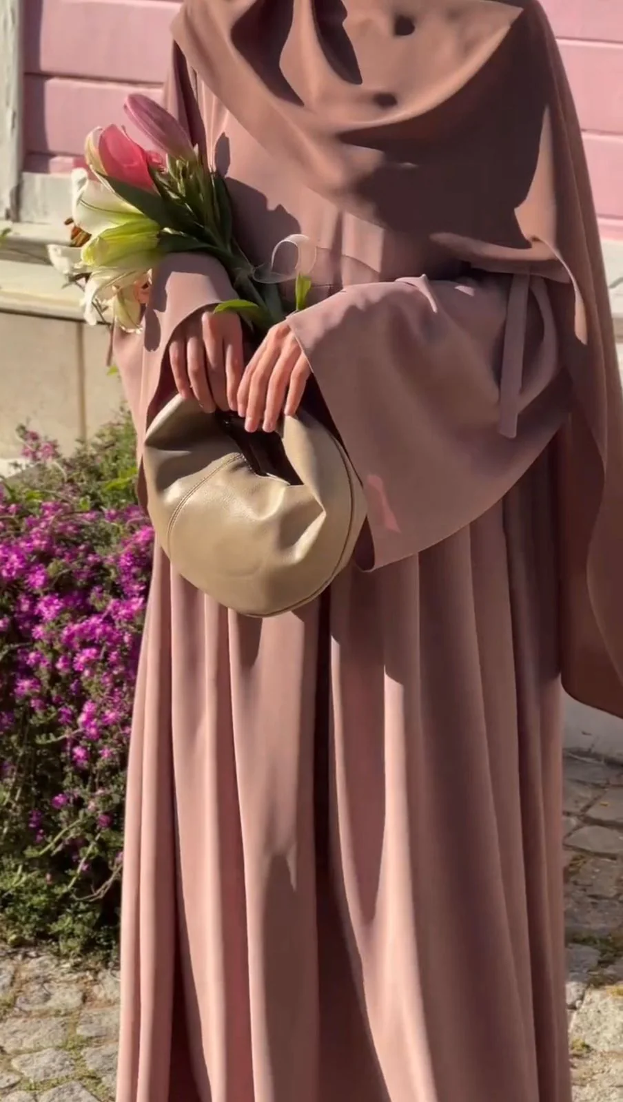 Amira Draped Abaya With Stoller