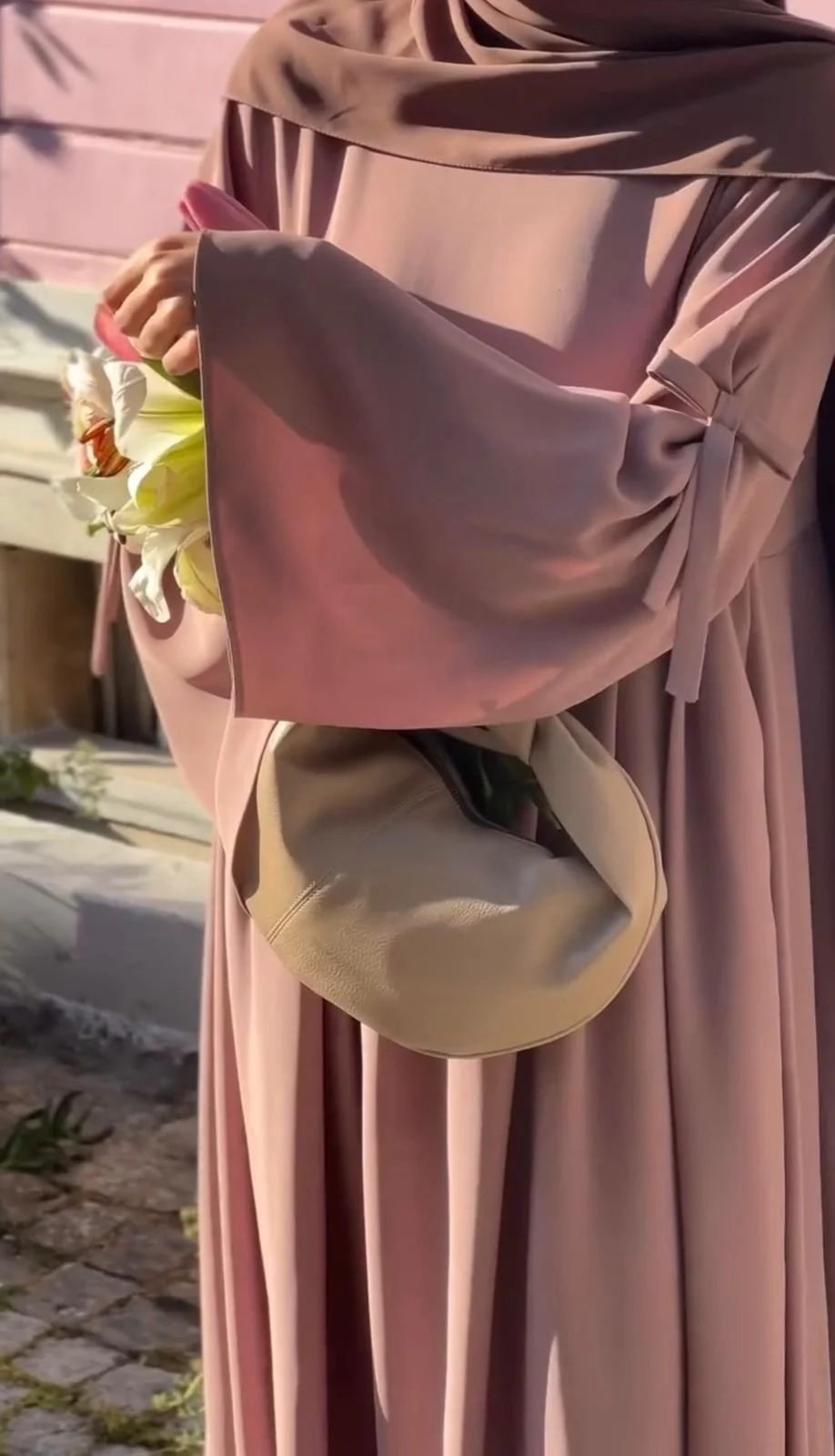 Amira Draped Abaya With Stoller