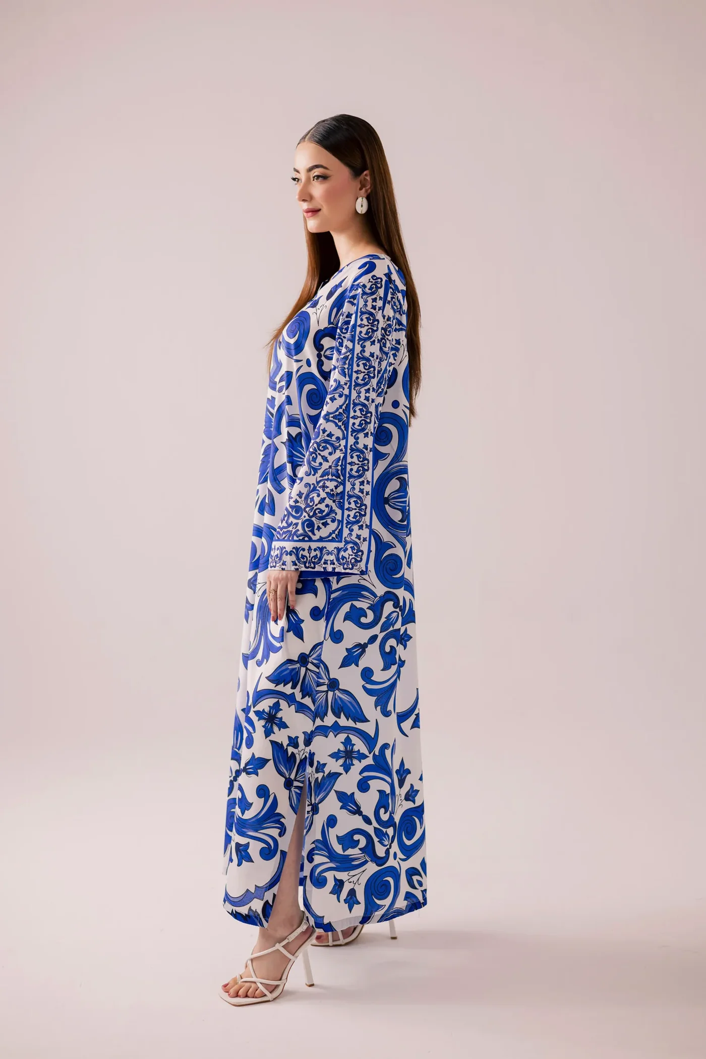 Ayla Grace – Silk Crepe Long 2-Piece