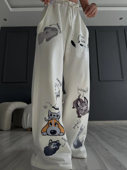 Cute Critter Loose / Baggy Style Lounge Trouser