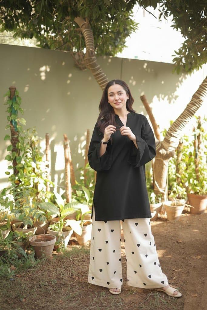 Hania Amir Heart Printed Co-Ord Set