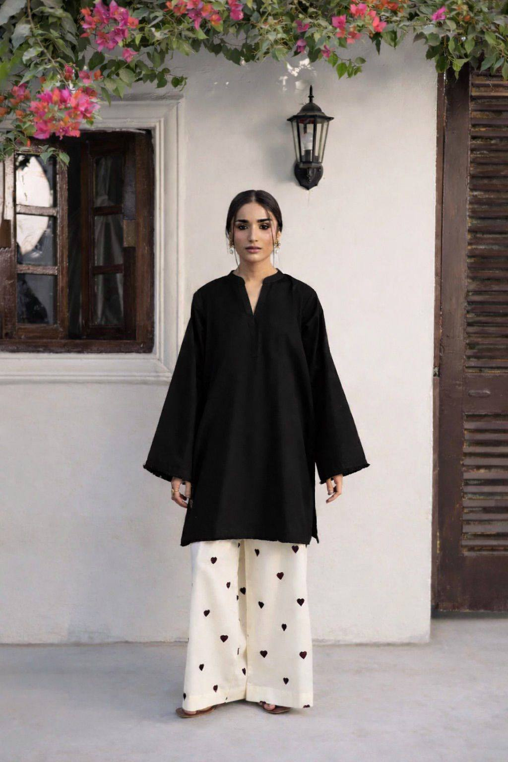 Hania Amir Heart Printed Co-Ord Set