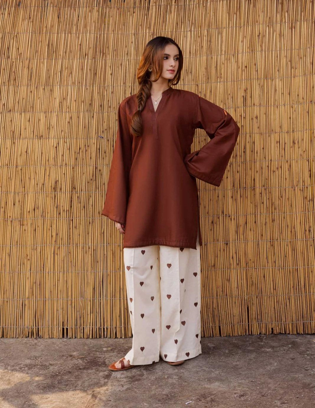 Hania Amir Heart Printed Co-Ord Set