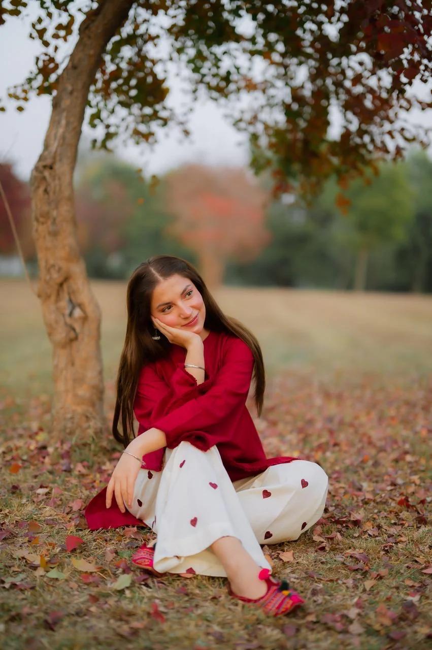 Hania Amir Heart Printed Co-Ord Set