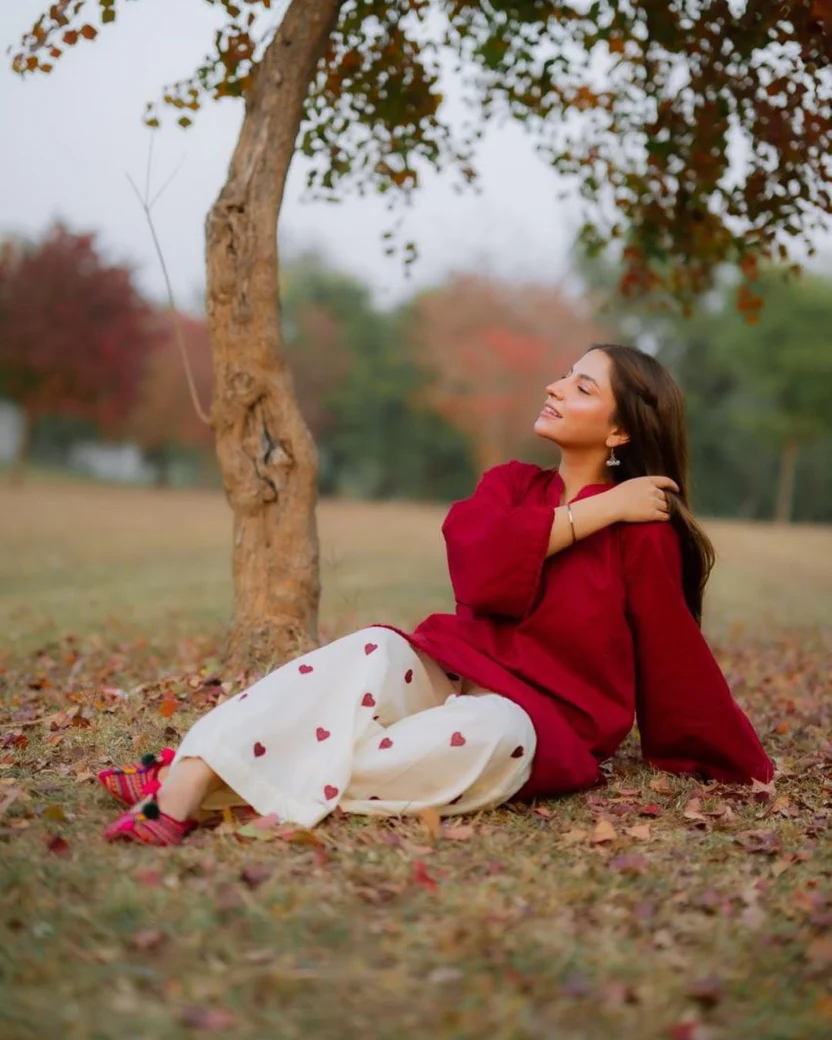 Hania Amir Heart Printed Co-Ord Set