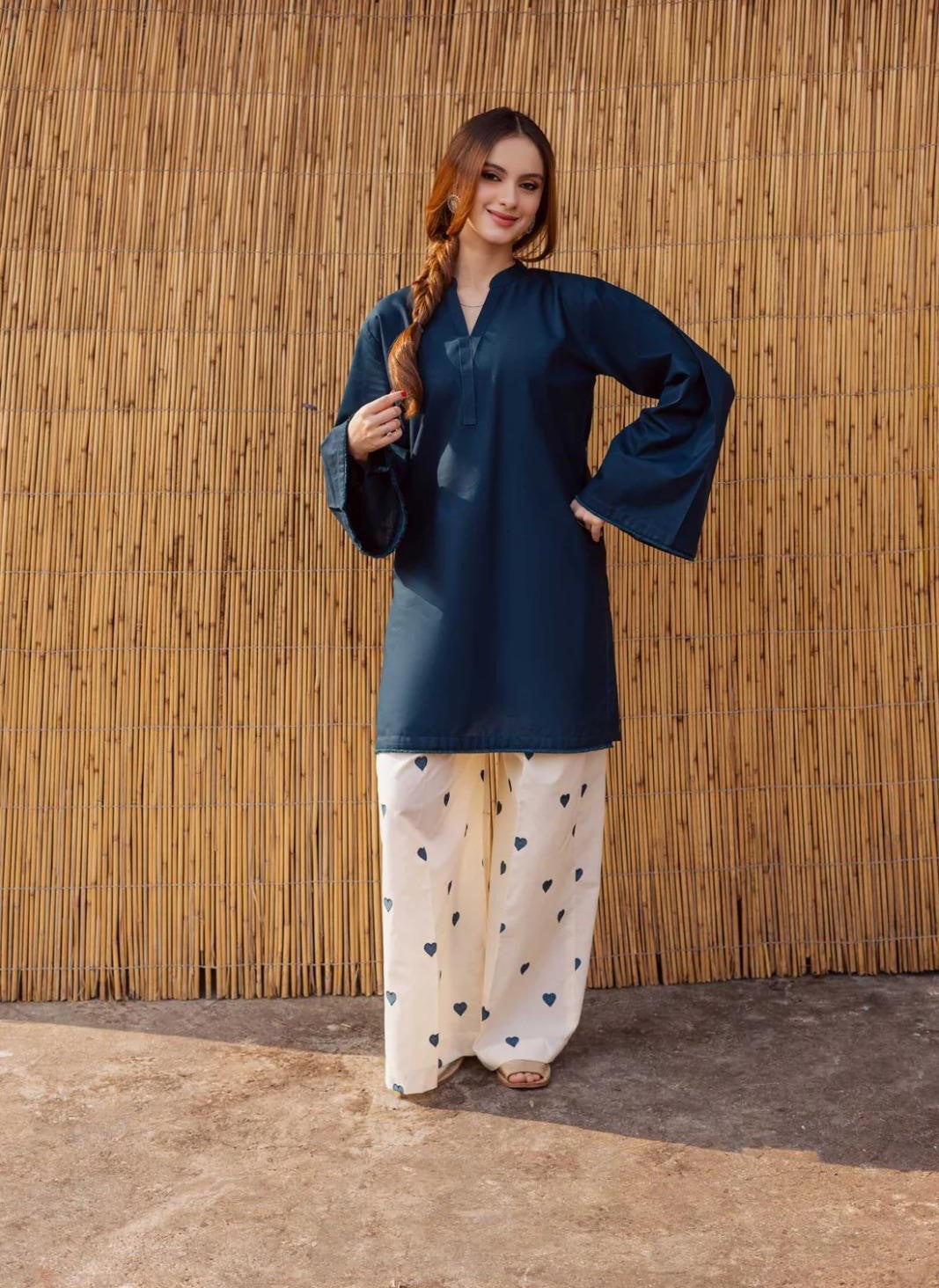 Hania Amir Heart Printed Co-Ord Set