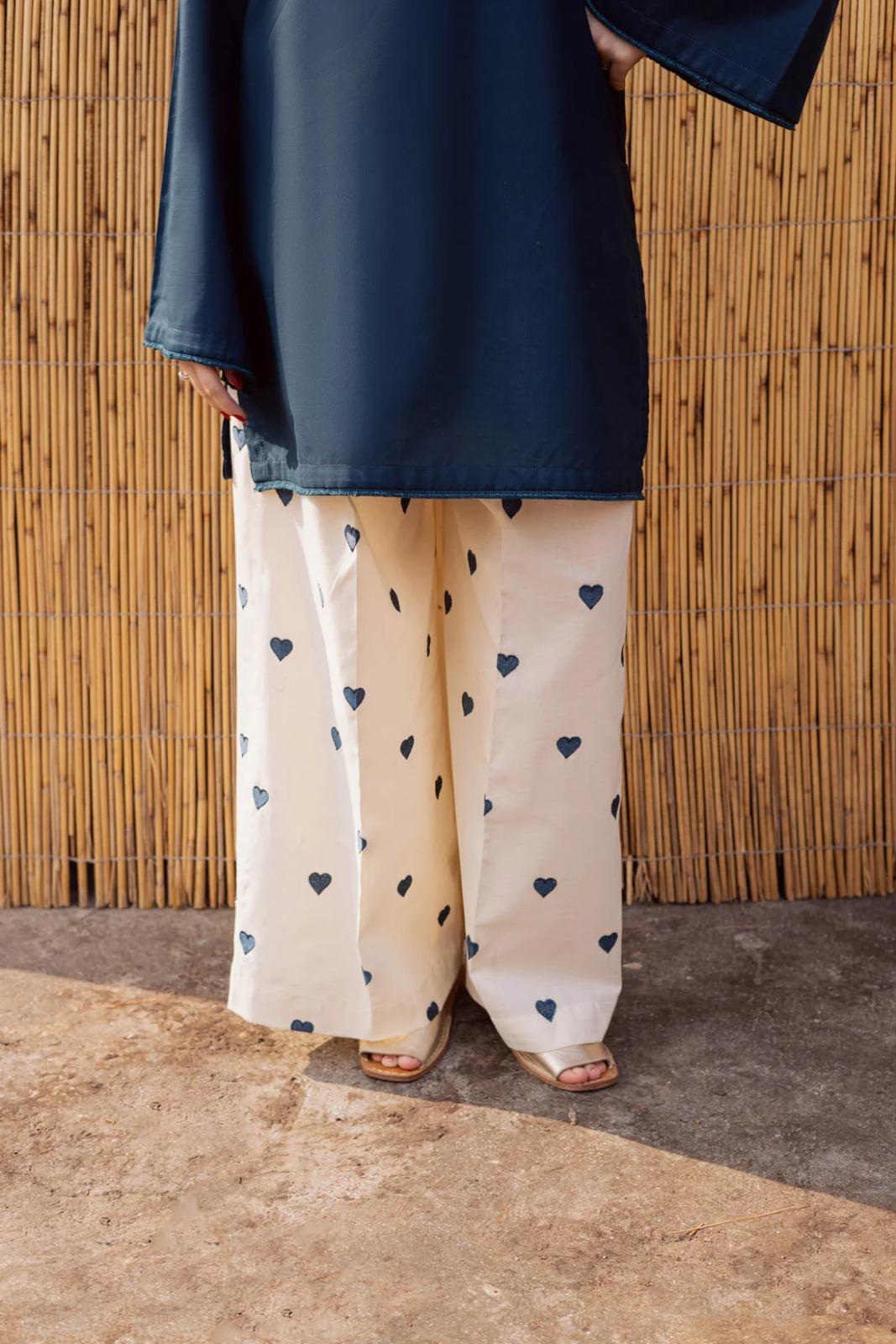 Hania Amir Heart Printed Co-Ord Set