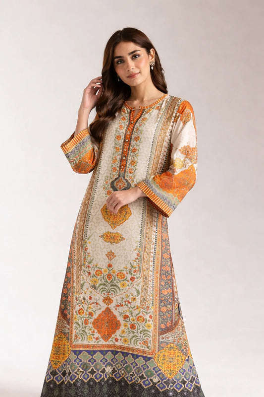 Mehr-e-Taban Kaftan Set