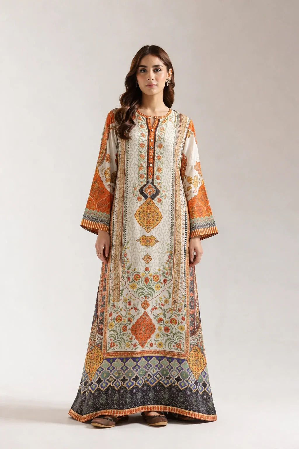 Mehr-e-Taban Kaftan Set