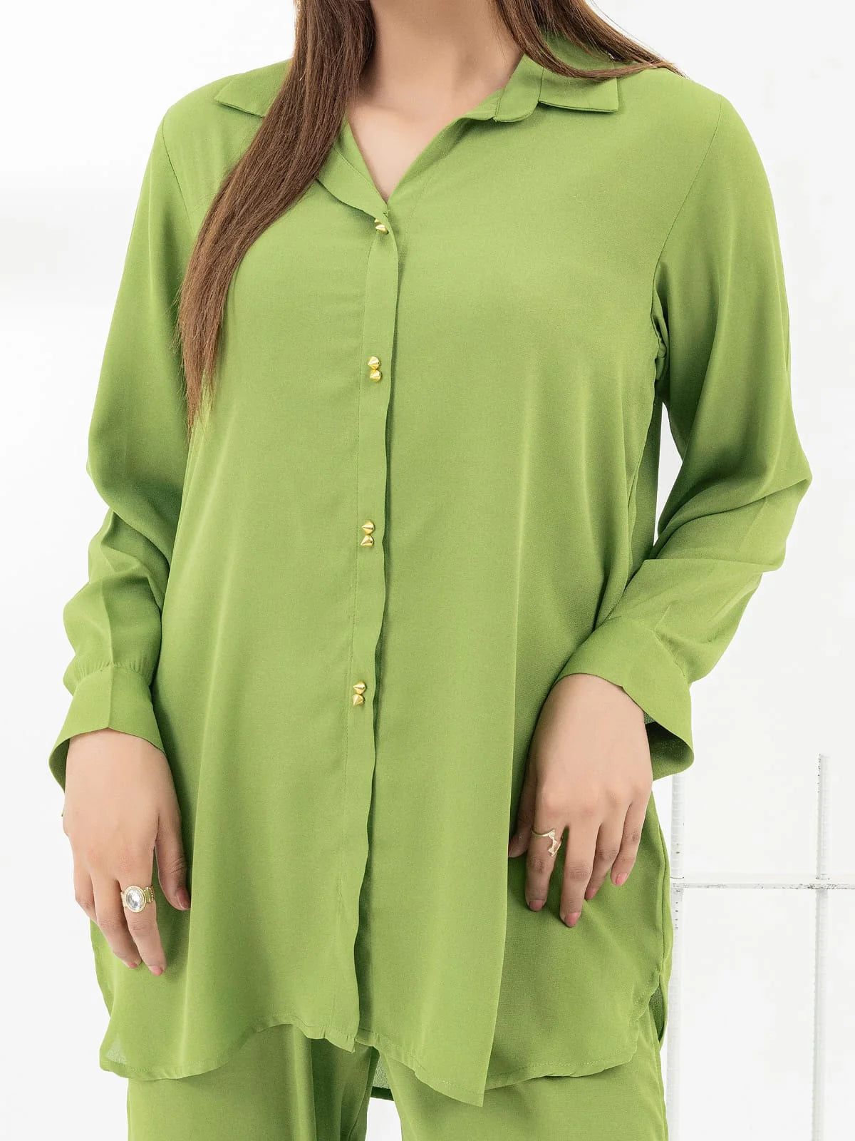 Pista Collar Cuff Button Co-ords Set