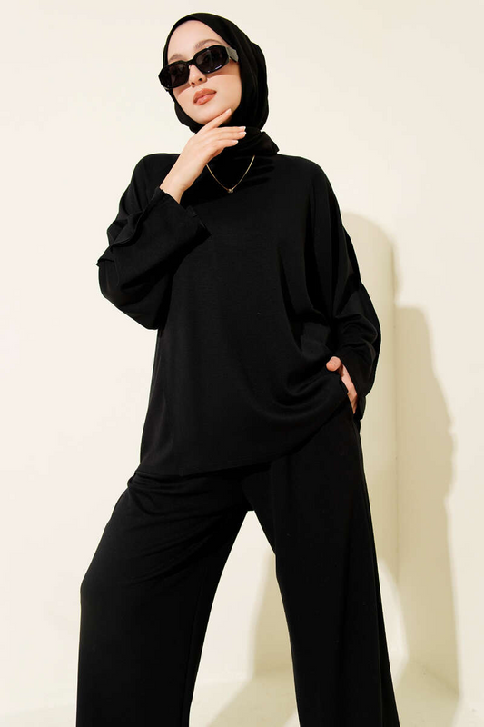 Pret Solid Cotton Jersey Lounge Pajama Set
