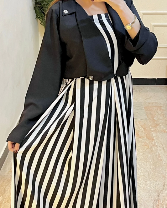 Zebra Line Western Set