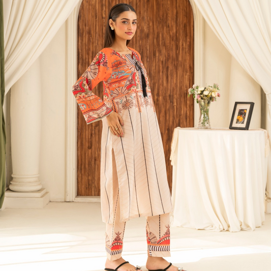 Zeenat-E-Bahar Printed Co-Ord Set