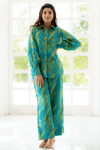 Zoy Cyan Fancy Co-Ord Set