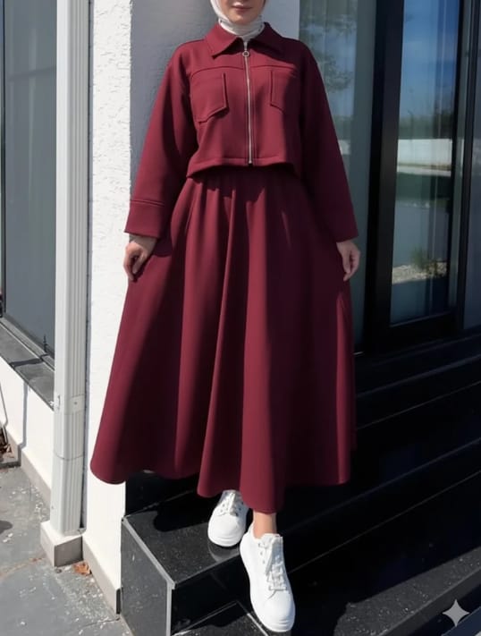 Winter Koti Zipper Maxi 2 Pec