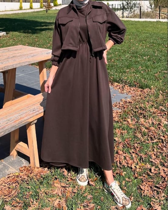 Winter Koti Zipper Maxi 2 Pec